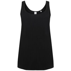 SF Womens/Ladies Slounge Tank Top / Black